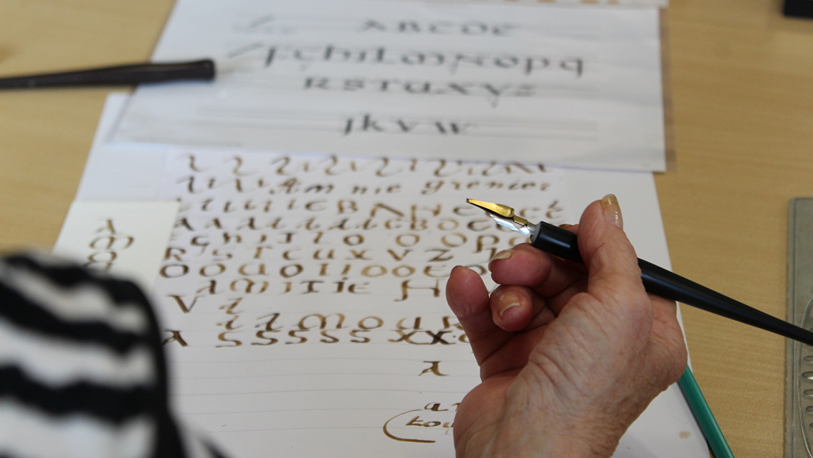 Musée de l'Abbaye - Atelier calligraphie