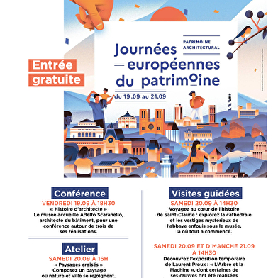 Musée de l'Abbaye - Visite guidée - Laurent Proux ' L'arbre et la machine ' - JEP