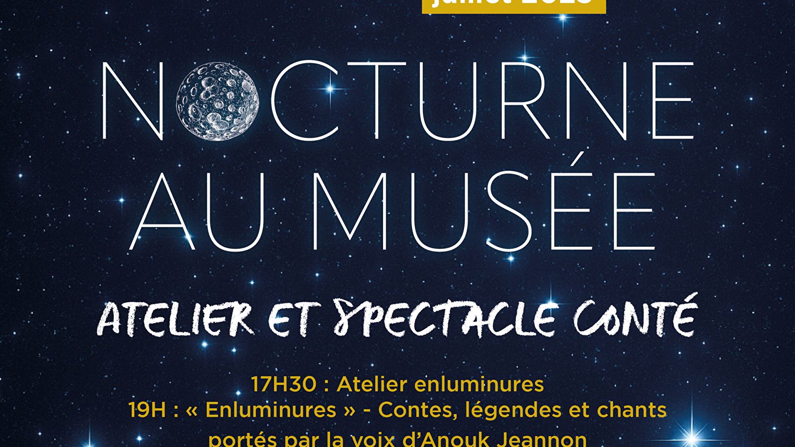 Musée de l'Abbaye - Nocturne au musée : atelier et spectacle conté